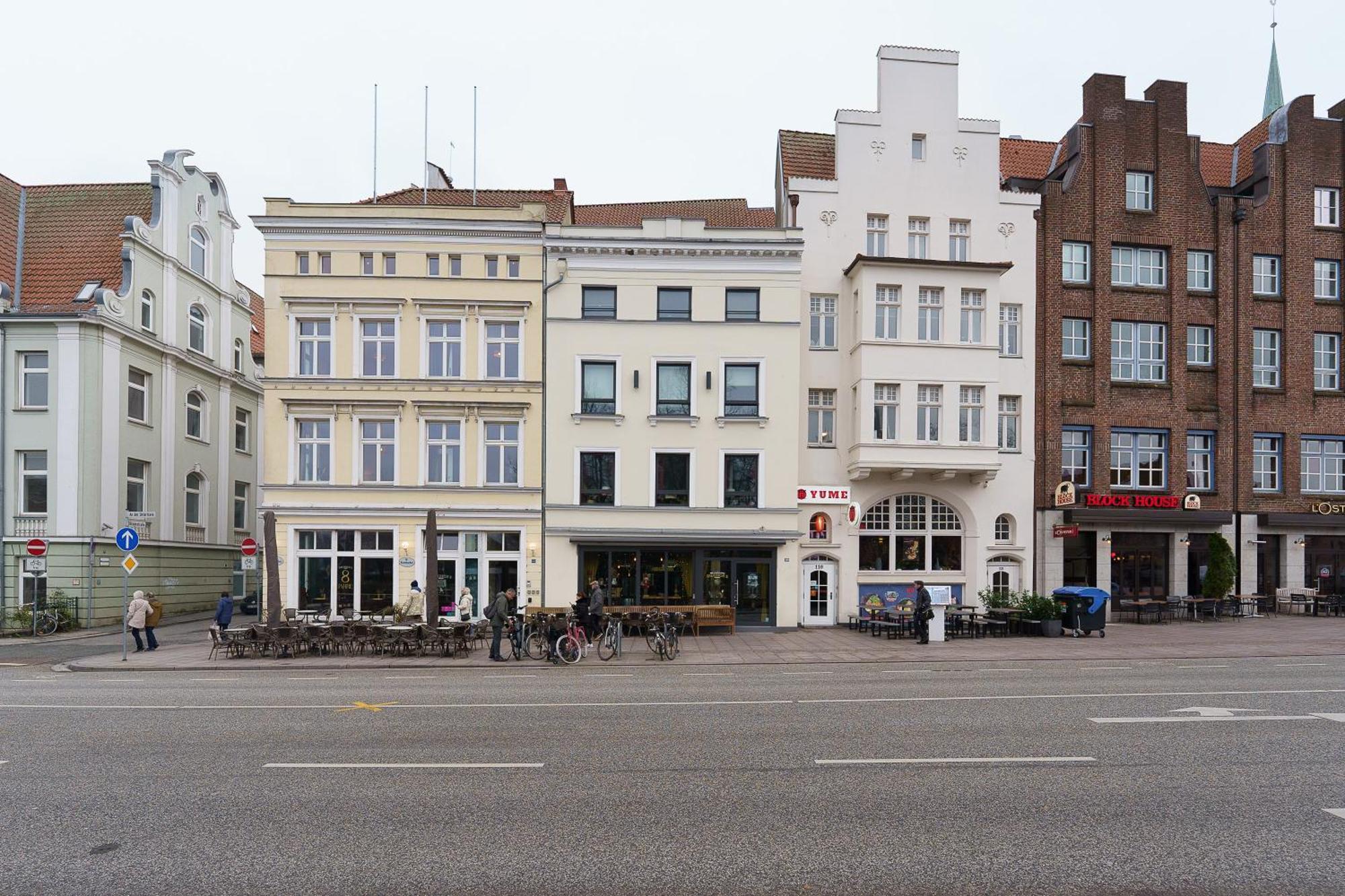 Apartment Mit Wasserblick Lübeck Exterior foto
